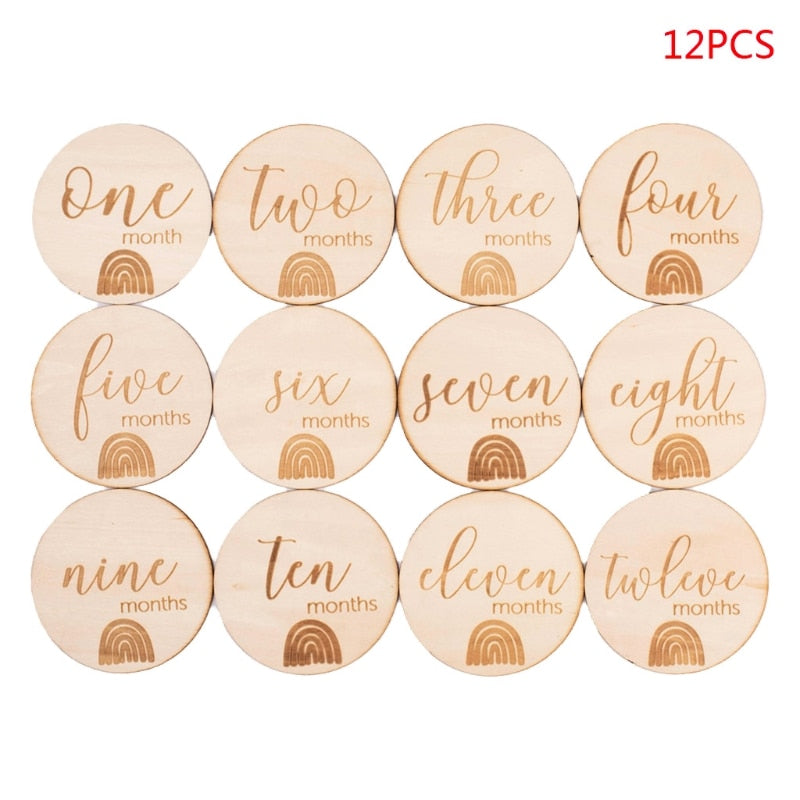 Baby Wooden Milestone Cards - Pet and Parent Care