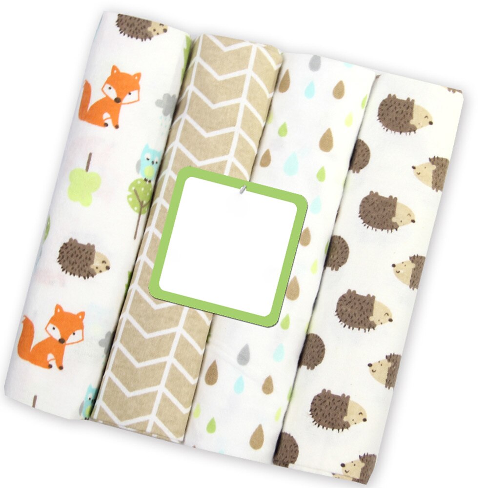 100% Cotton Baby Blankets 4 pcs Set - Pet and Parent Care