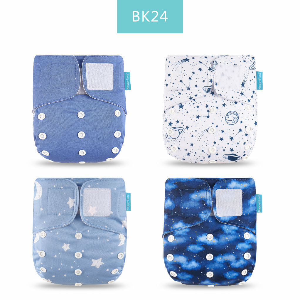 Breathable Washable Cloth Nappies Set with Cute Print - Pet and Parent Care
