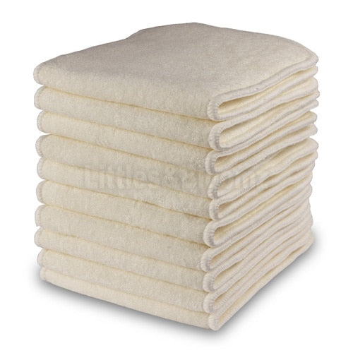 Baby's Reusable Washable Diaper Inserts Set, 10 Pcs - Pet and Parent Care