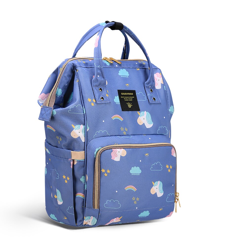 Plain Polyester Diaper Backpack - Pet and Parent Care