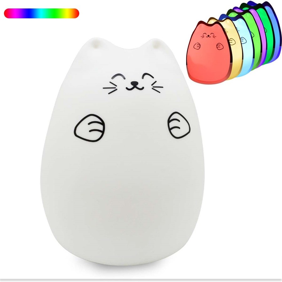Kid's Bedroom Cute Cat LED Night Light - Pet and Parent Care