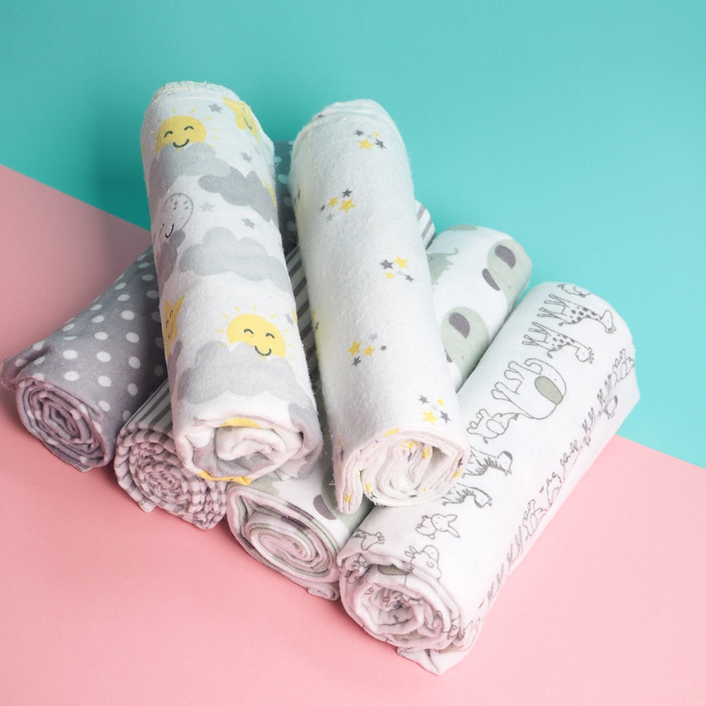 Muslin Flannel Swaddle Set 4 Pcs - Pet and Parent Care