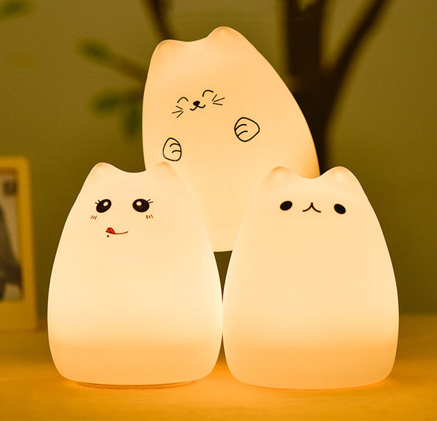 Kid's Bedroom Cute Cat LED Night Light - Pet and Parent Care