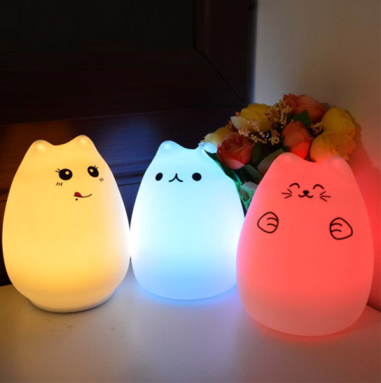 Kid's Bedroom Cute Cat LED Night Light - Pet and Parent Care