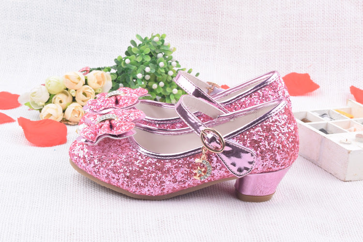 Glitter Brilliant Leather Shoes For Girls - Pet and Parent Care