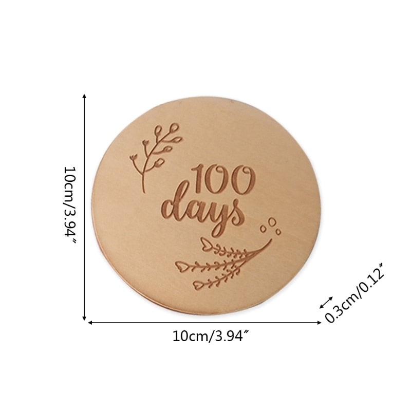 Baby Wooden Milestone Cards - Pet and Parent Care