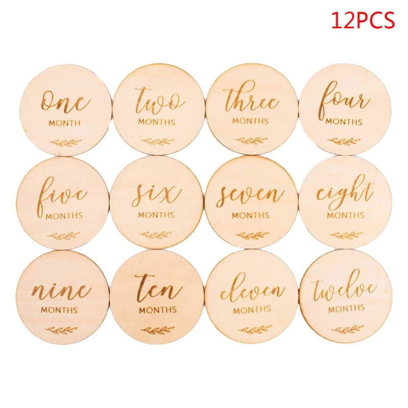 Baby Wooden Milestone Cards - Pet and Parent Care
