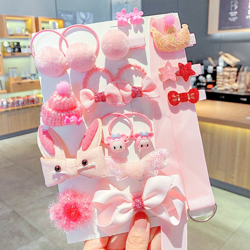 Baby's Cartoon Hair Clips Set - Pet and Parent Care