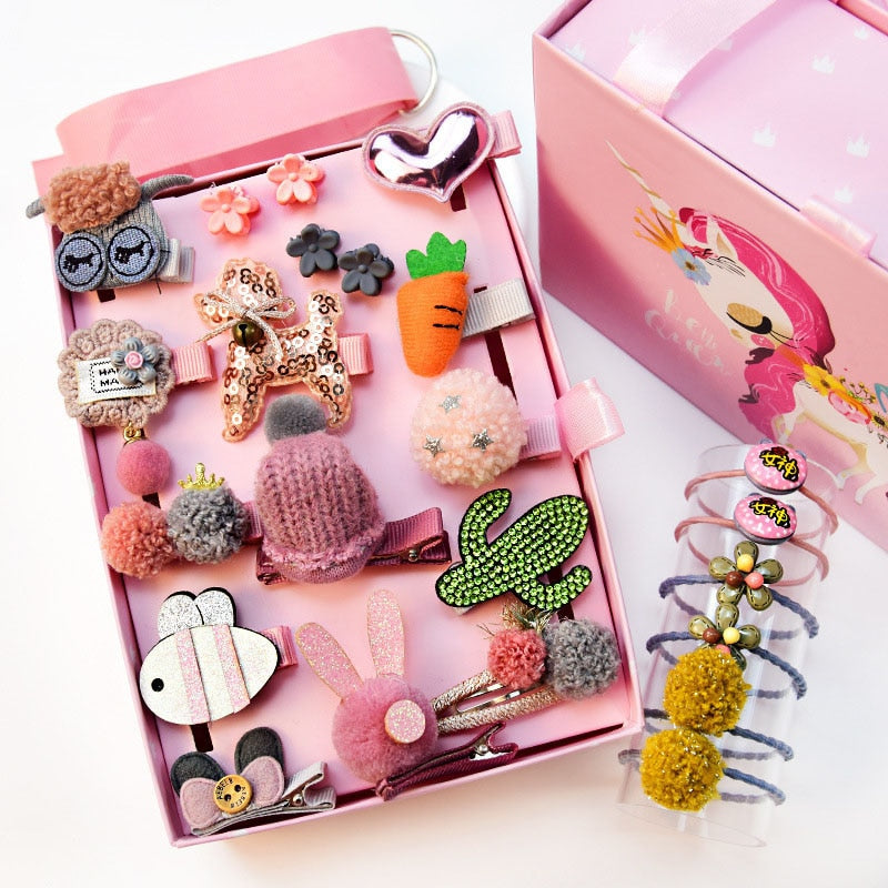 Baby's Cartoon Hair Clips Set - Pet and Parent Care