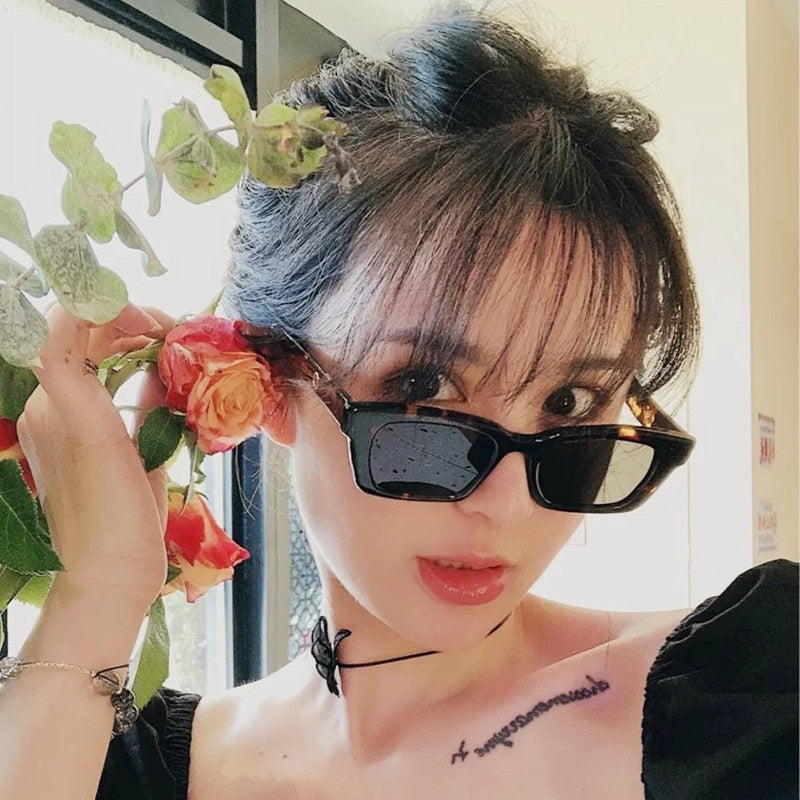 Women's Rectangle Vintage Sunglasses - Pet and Parent Care