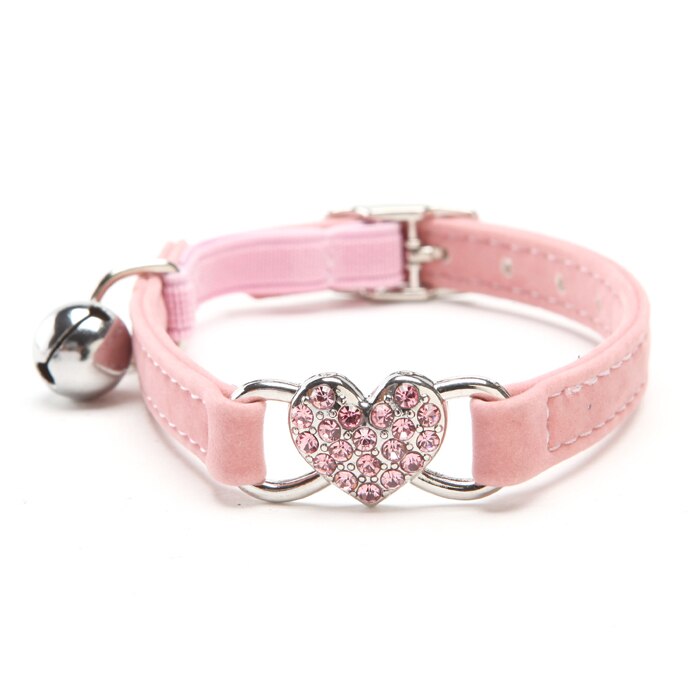 Cats Collar with Bell and Heart-Shaped Decoration - Pet and Parent Care
