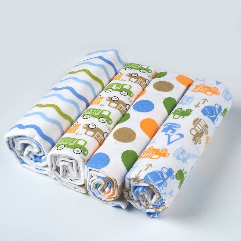 Muslin Flannel Swaddle Set 4 Pcs - Pet and Parent Care