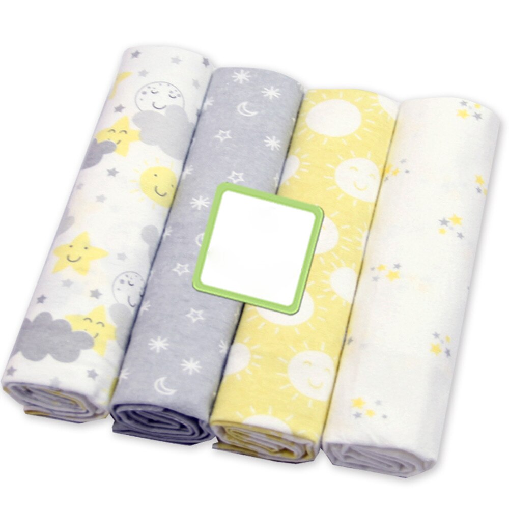 100% Cotton Baby Blankets 4 pcs Set - Pet and Parent Care