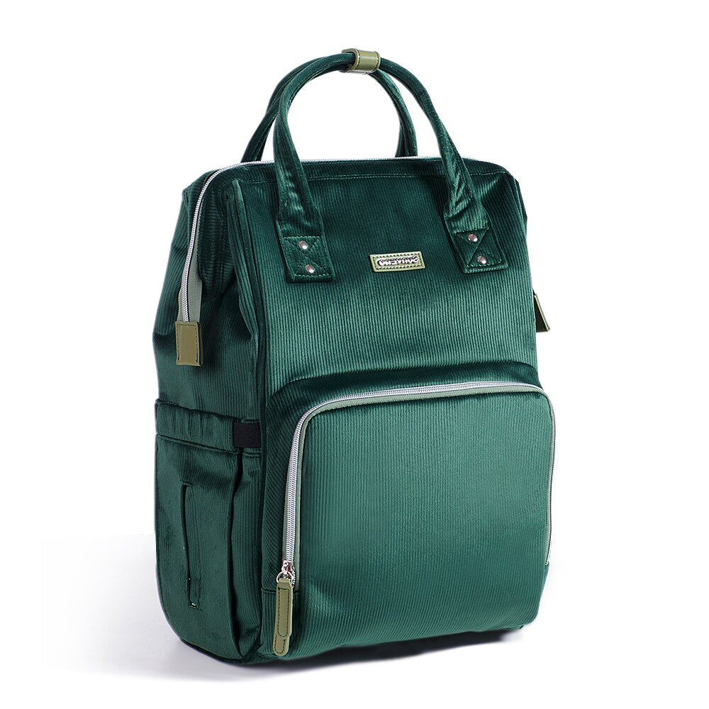 Plain Polyester Diaper Backpack - Pet and Parent Care