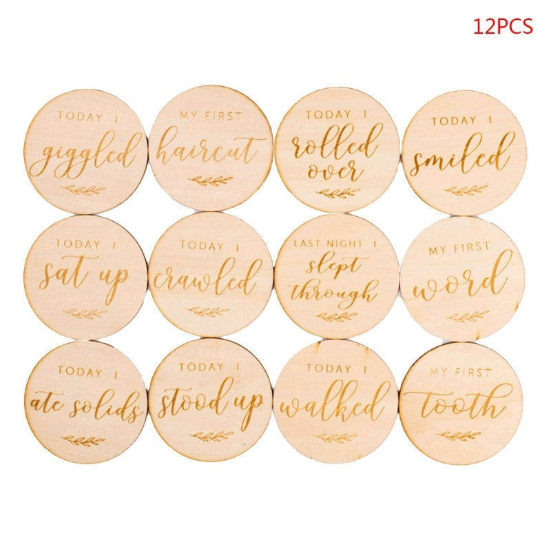Baby Wooden Milestone Cards - Pet and Parent Care