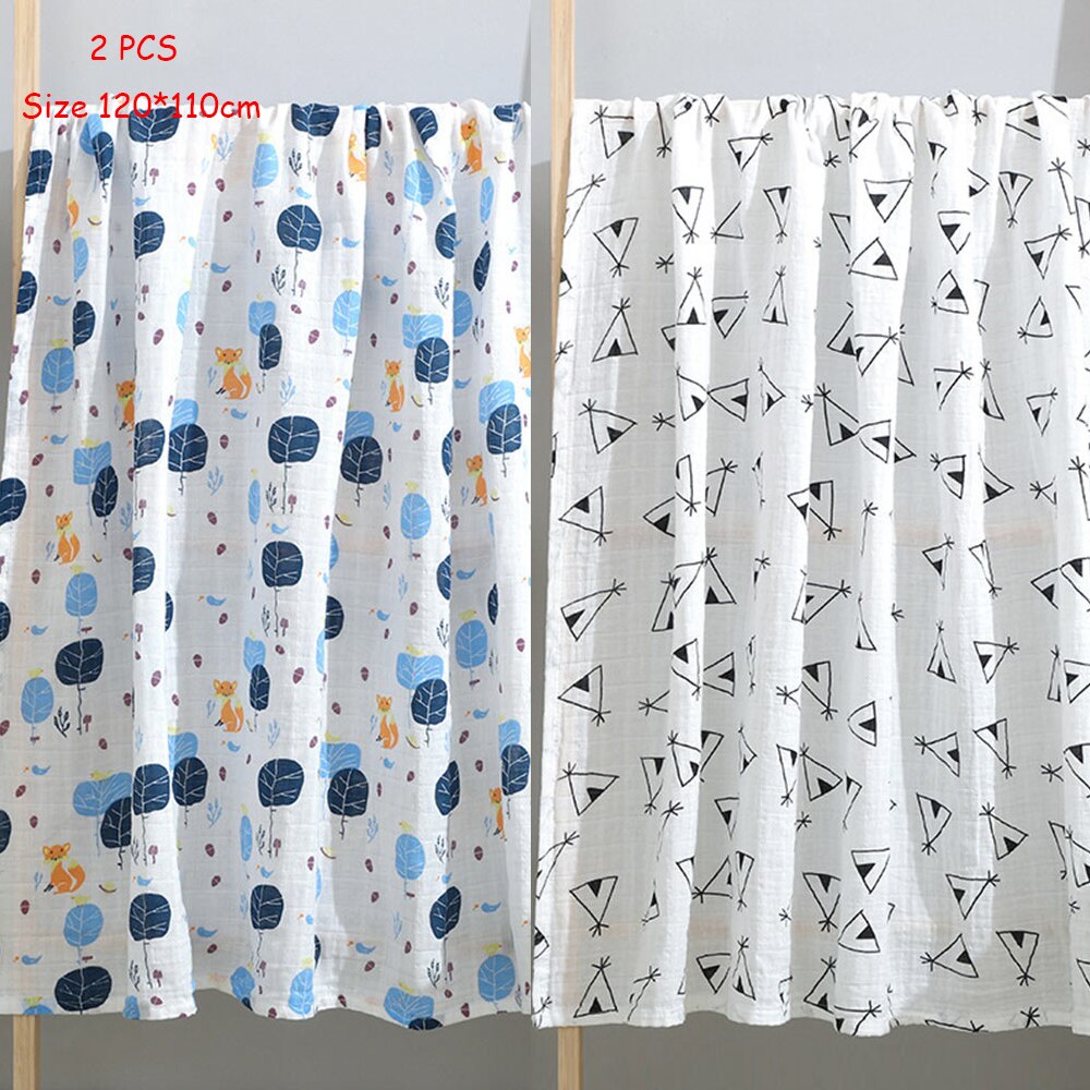 Muslin Flannel Swaddle Set 4 Pcs - Pet and Parent Care