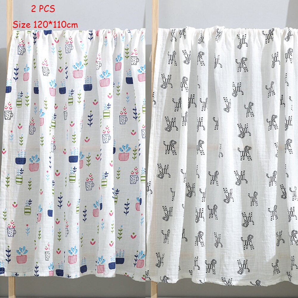 Muslin Flannel Swaddle Set 4 Pcs - Pet and Parent Care