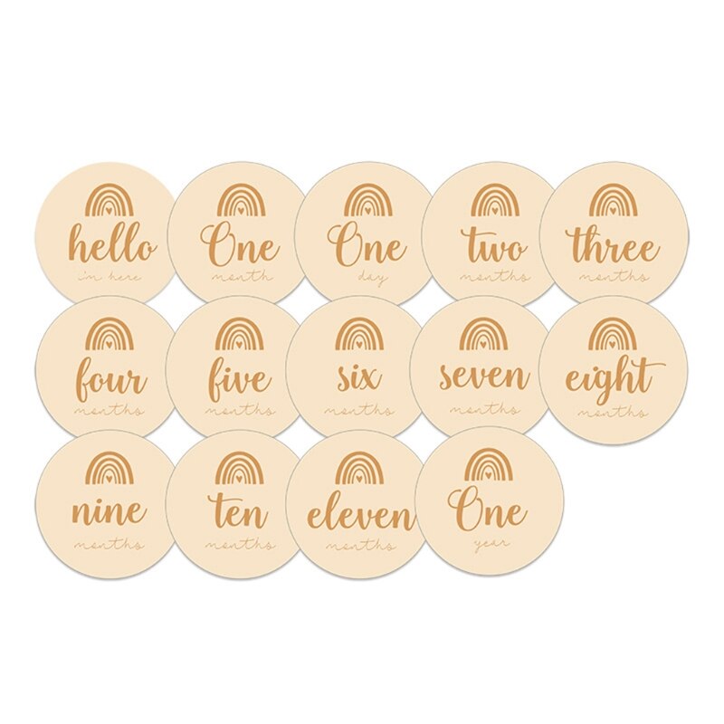 Baby Wooden Milestone Cards - Pet and Parent Care