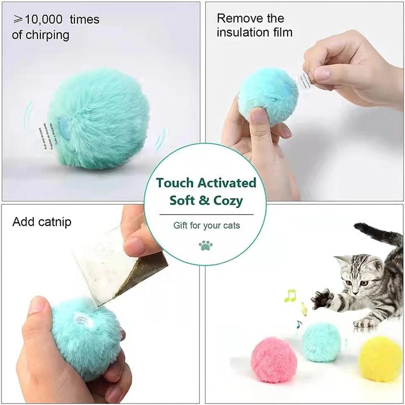 Smart Catnip Squeak Ball - Pet and Parent Care