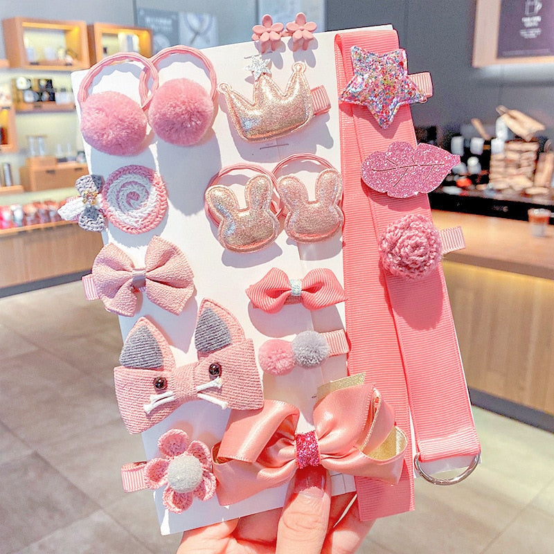 Baby's Cartoon Hair Clips Set - Pet and Parent Care