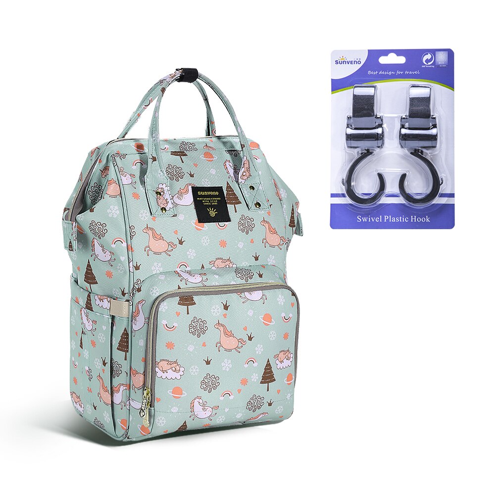 Plain Polyester Diaper Backpack - Pet and Parent Care