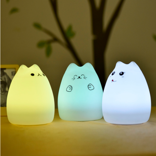 Kid's Bedroom Cute Cat LED Night Light - Pet and Parent Care