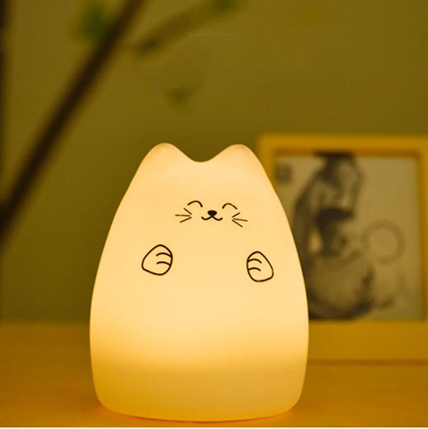 Kid's Bedroom Cute Cat LED Night Light - Pet and Parent Care