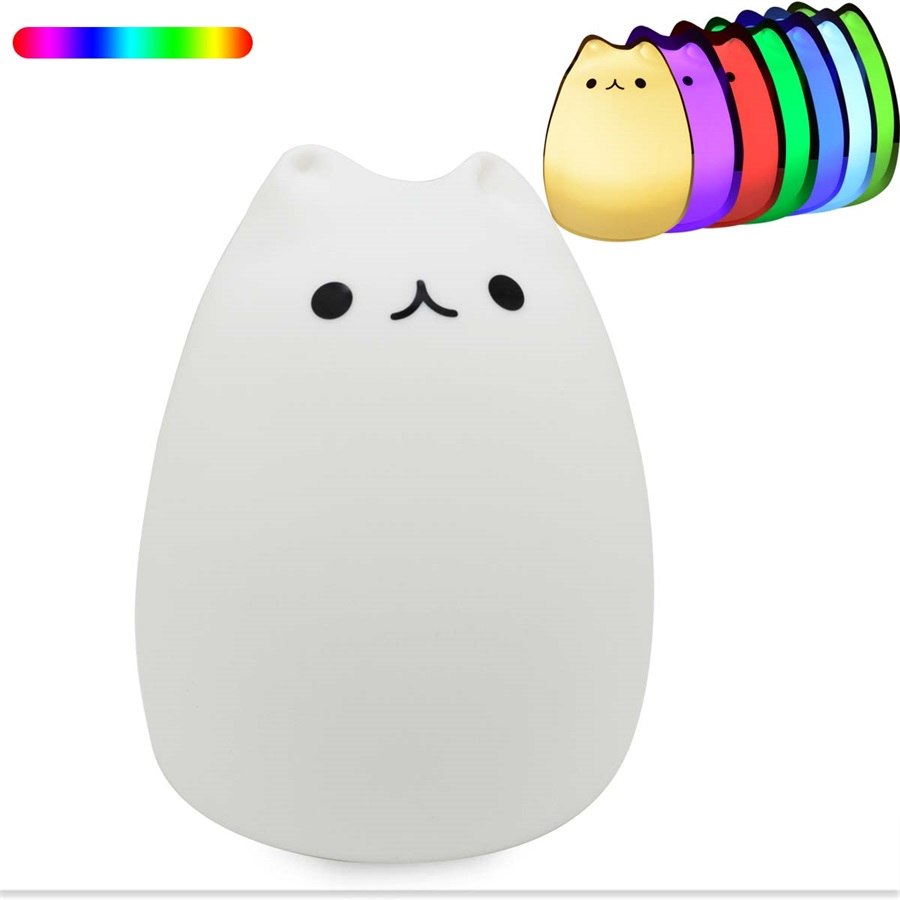 Kid's Bedroom Cute Cat LED Night Light - Pet and Parent Care