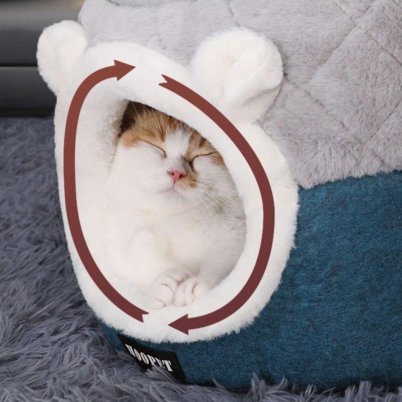 Soft Plush Bed House - Pet and Parent Care