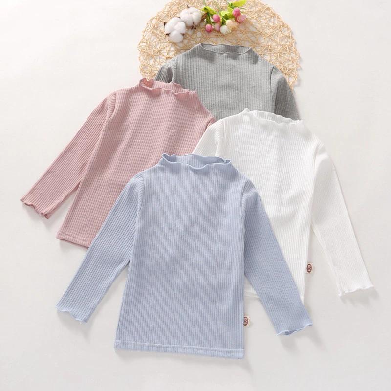 Girl's Long Sleeved Ribbed Top - Pet and Parent Care