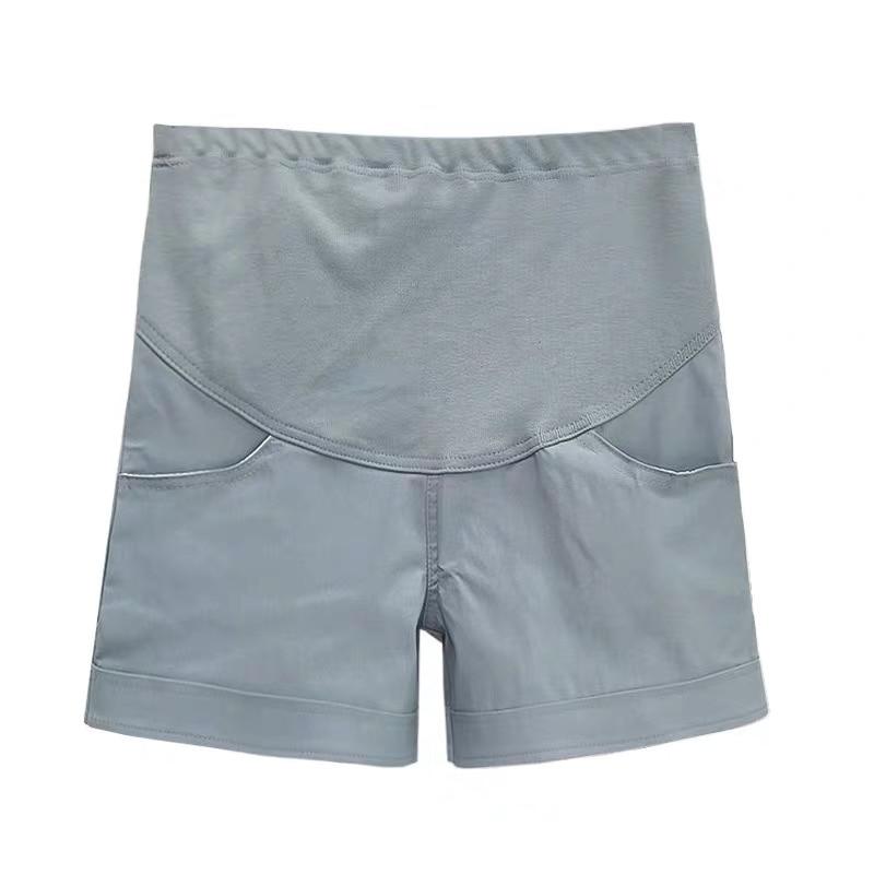 Elastic Soft Solid Colored Maternity Shorts - Pet and Parent Care