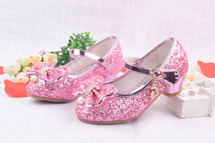 Glitter Brilliant Leather Shoes For Girls - Pet and Parent Care