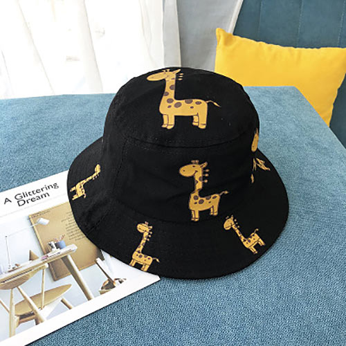Cartoon Giraffe Printed Sun Hat for Kids - Pet and Parent Care