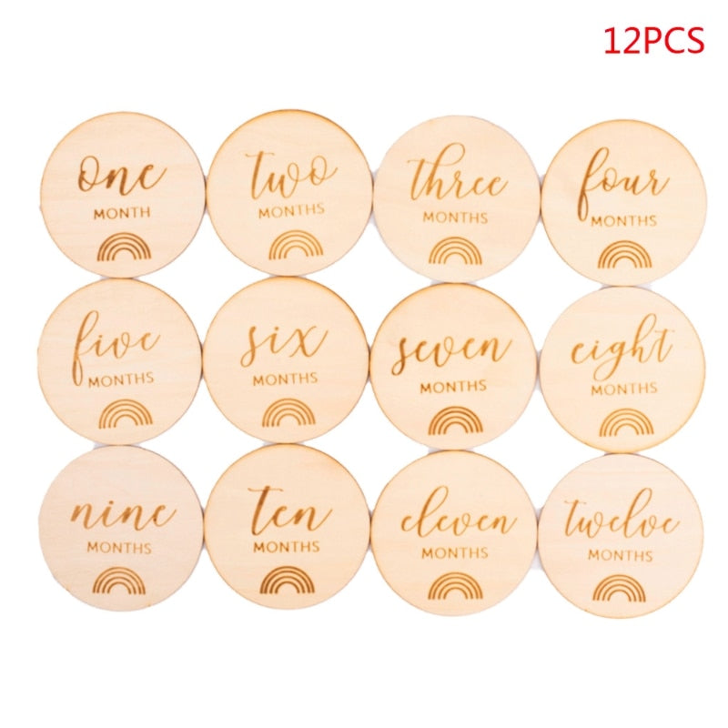 Baby Wooden Milestone Cards - Pet and Parent Care