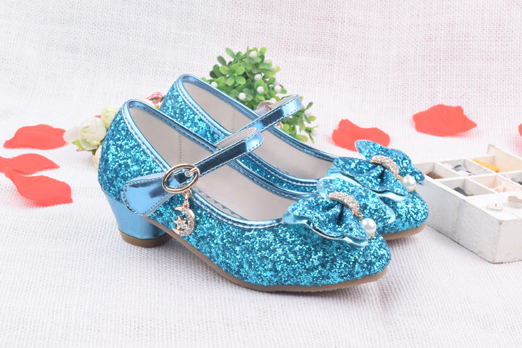 Glitter Brilliant Leather Shoes For Girls - Pet and Parent Care