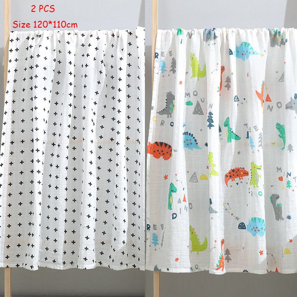 Muslin Flannel Swaddle Set 4 Pcs - Pet and Parent Care