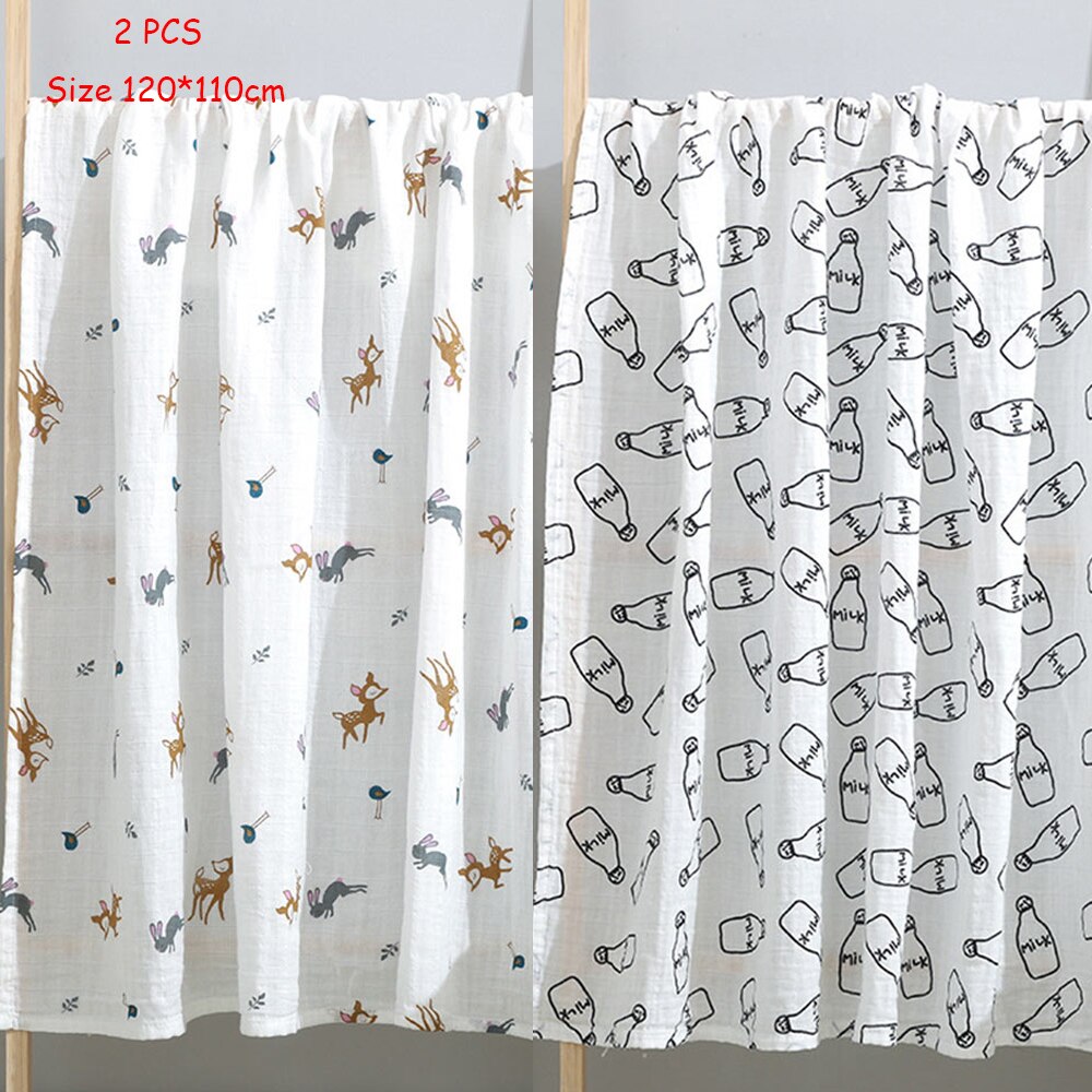 Muslin Flannel Swaddle Set 4 Pcs - Pet and Parent Care