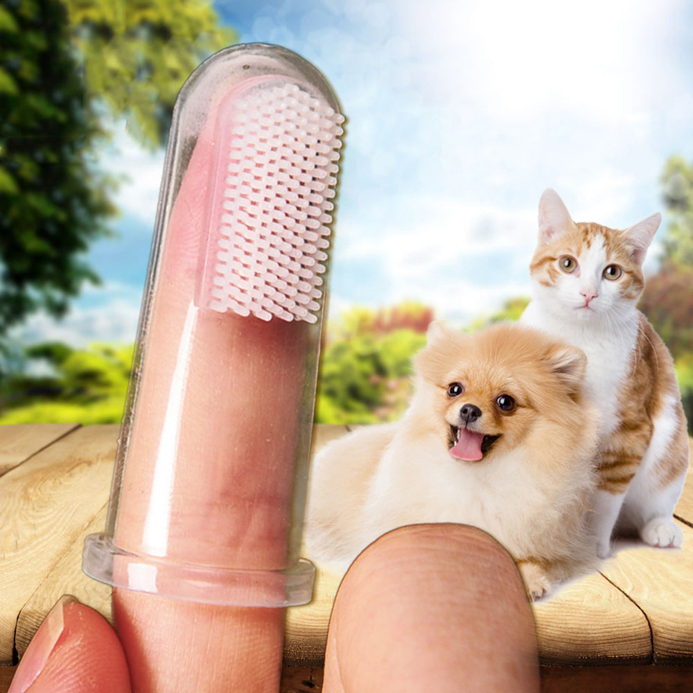 Soft Finger Toothbrush for Pets - Pet and Parent Care