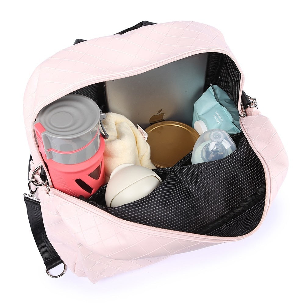 Zippered Large Plain Diaper Bag - Pet and Parent Care