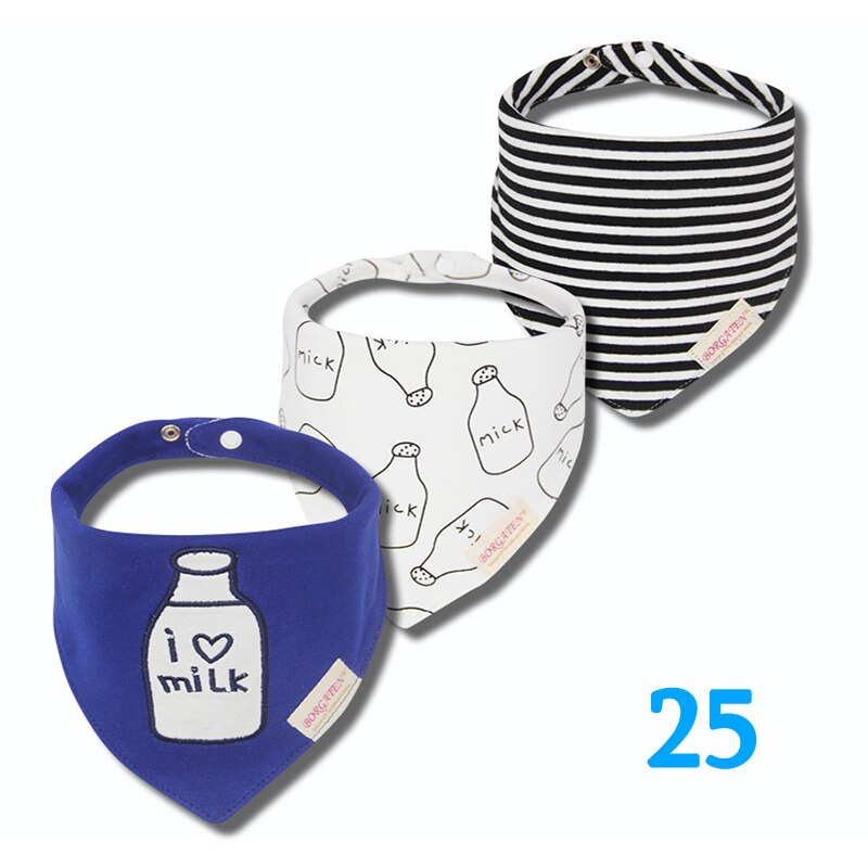 Colorful Waterproof Baby Bibs 3 pcs Set - Pet and Parent Care