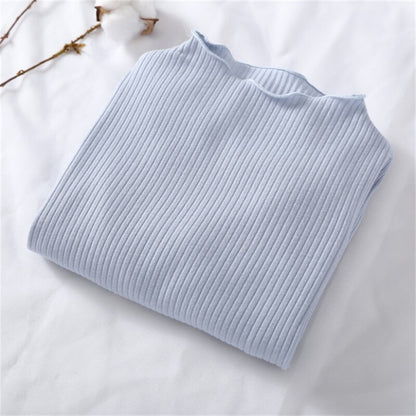 Girl's Long Sleeved Ribbed Top