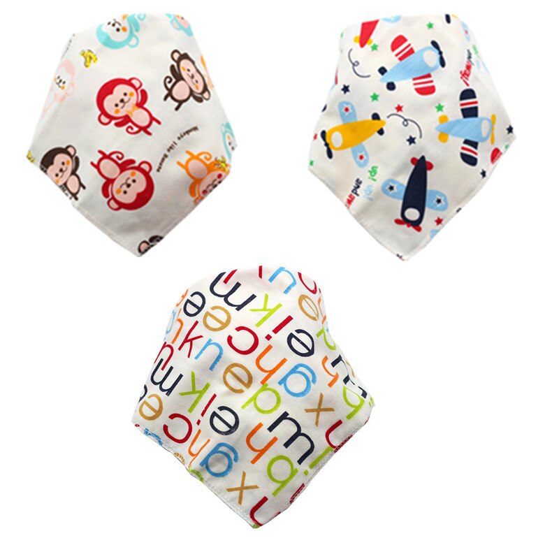 Colorful Waterproof Baby Bibs 3 pcs Set