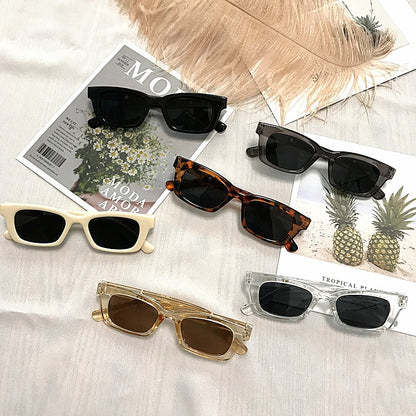 Women's Rectangle Vintage Sunglasses