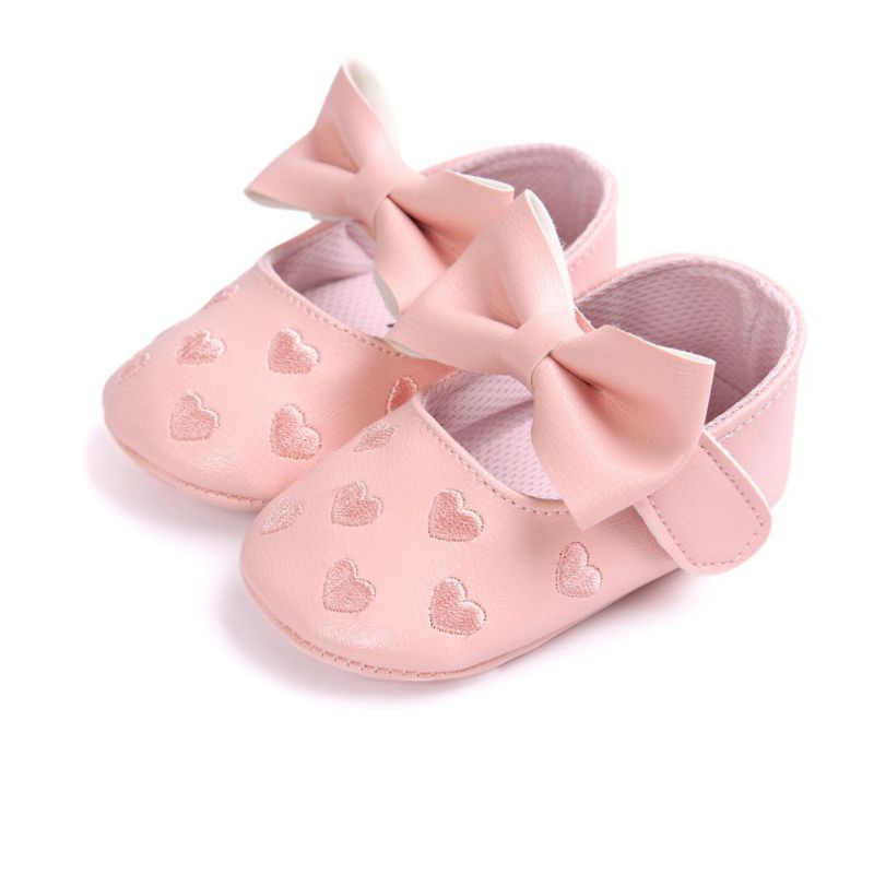 Baby Girl's Hearts Patterned Summer Shoes