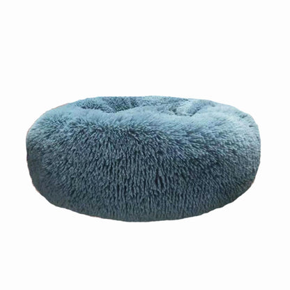 Pet's Round Shaped Fluffy Bed