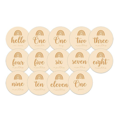 Baby Wooden Milestone Cards