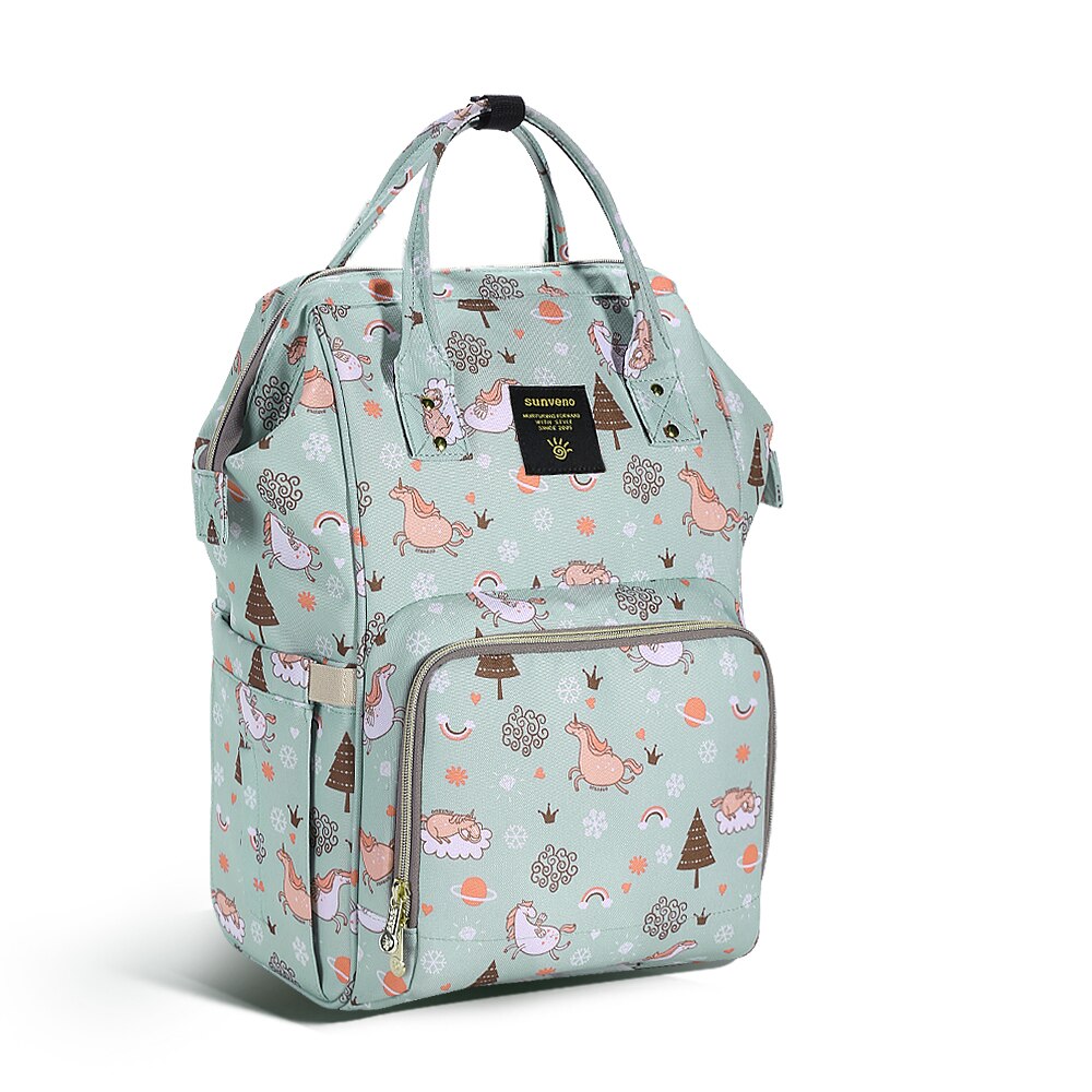 Plain Polyester Diaper Backpack