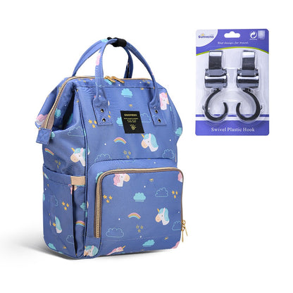 Plain Polyester Diaper Backpack