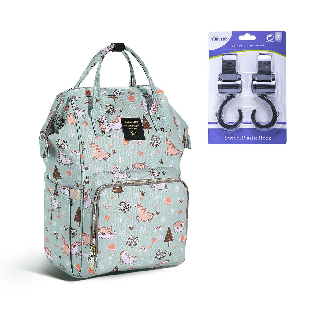 Plain Polyester Diaper Backpack